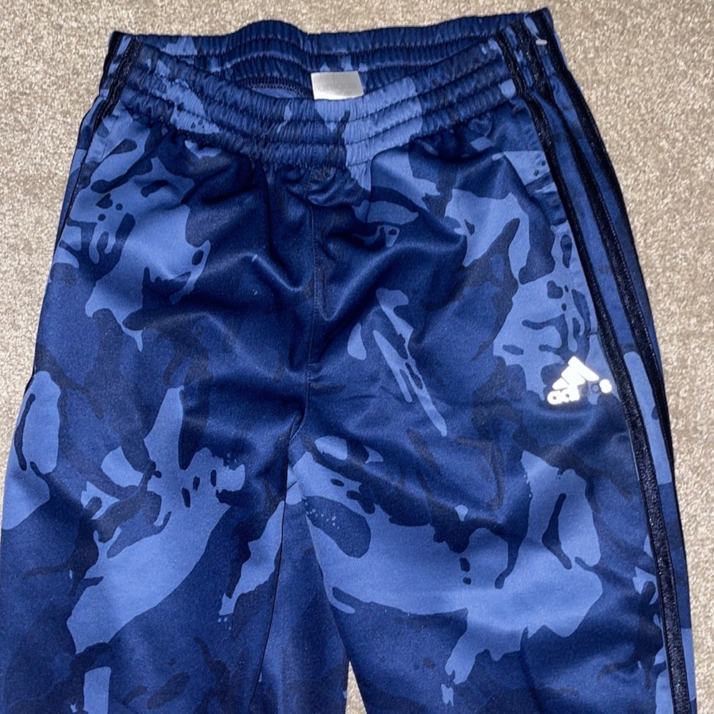 Adidas DriFit Material Blue Camo Sweatpants